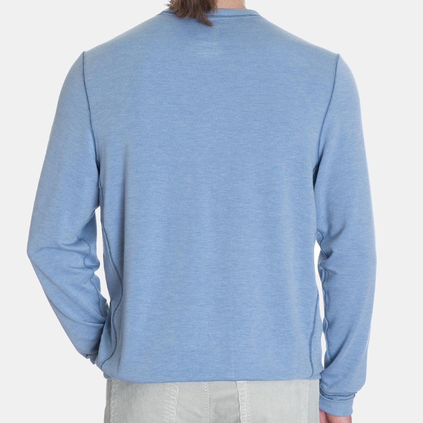 Toes on the Nose Super Soft L/S Crew in Pacific Blue