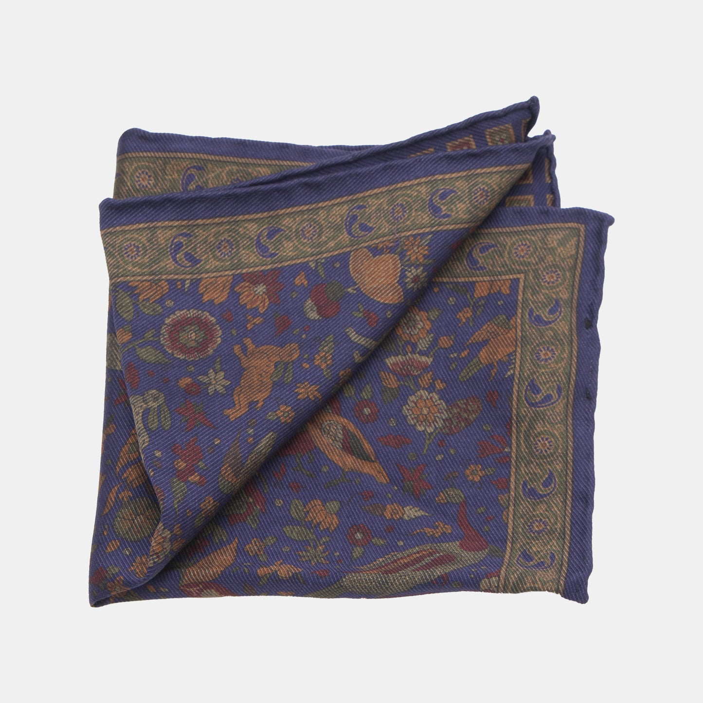 Khaki’s of Carmel - Blue Italian Pocket Square