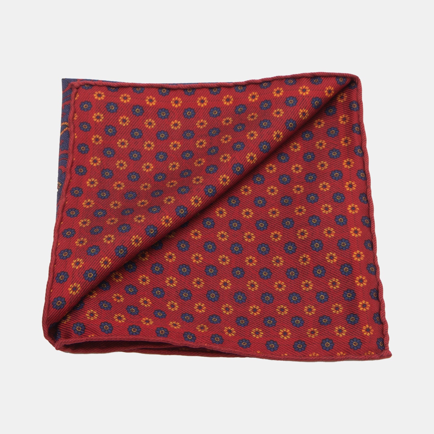 Khaki’s of Carmel - Red Italian Pocket Square