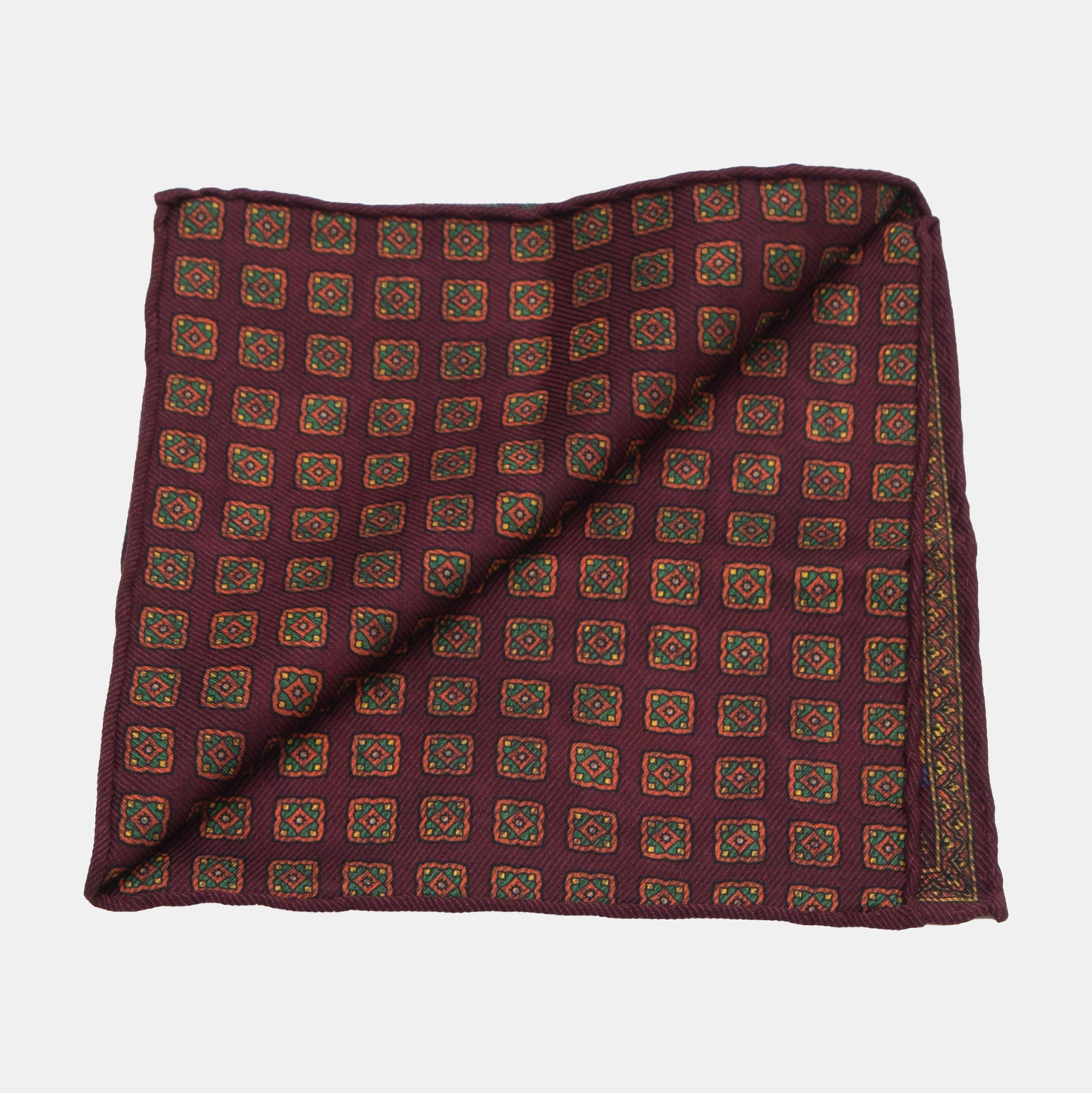 Khaki’s of Carmel - Dark Red Italian Pocket Square