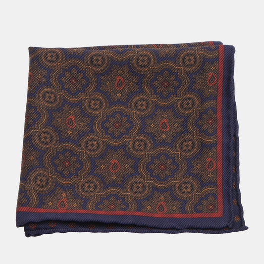 Khaki’s of Carmel - Navy Italian Pocket Square