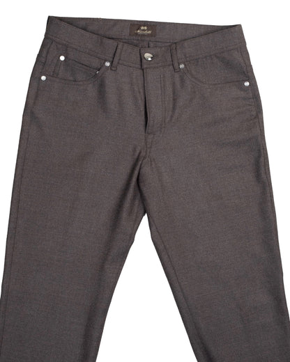 mandelli brown cashmere blend pant