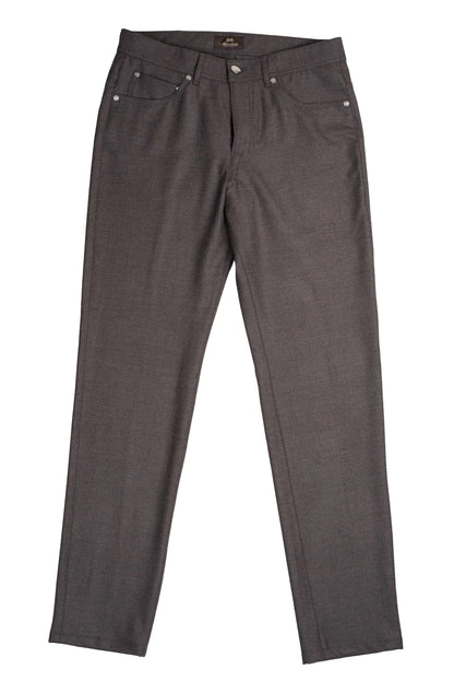 mandelli brown cashmere blend pant