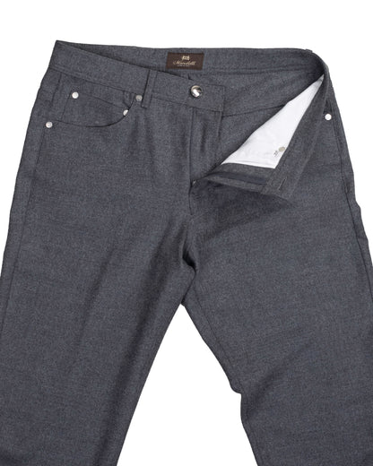 mandelli charcoal cashmere blend pant