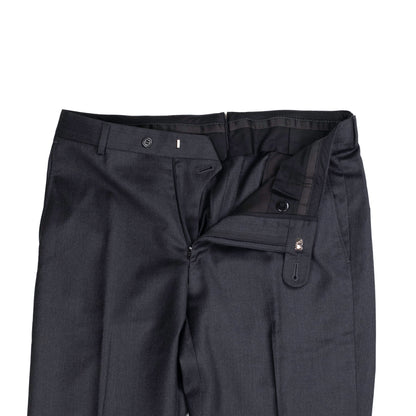 heritage gold charcoal wool dress pant