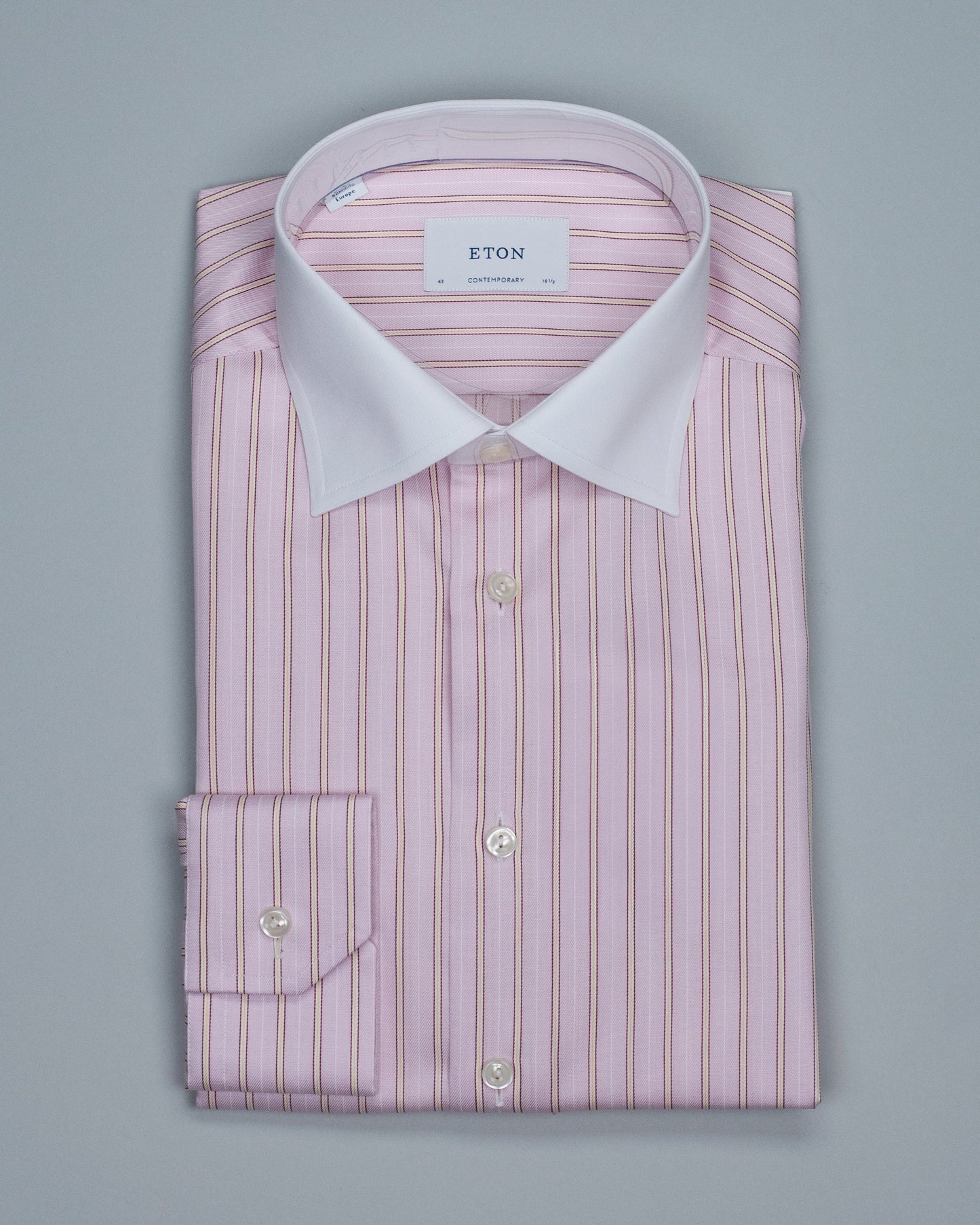 eton pink stripe shirt