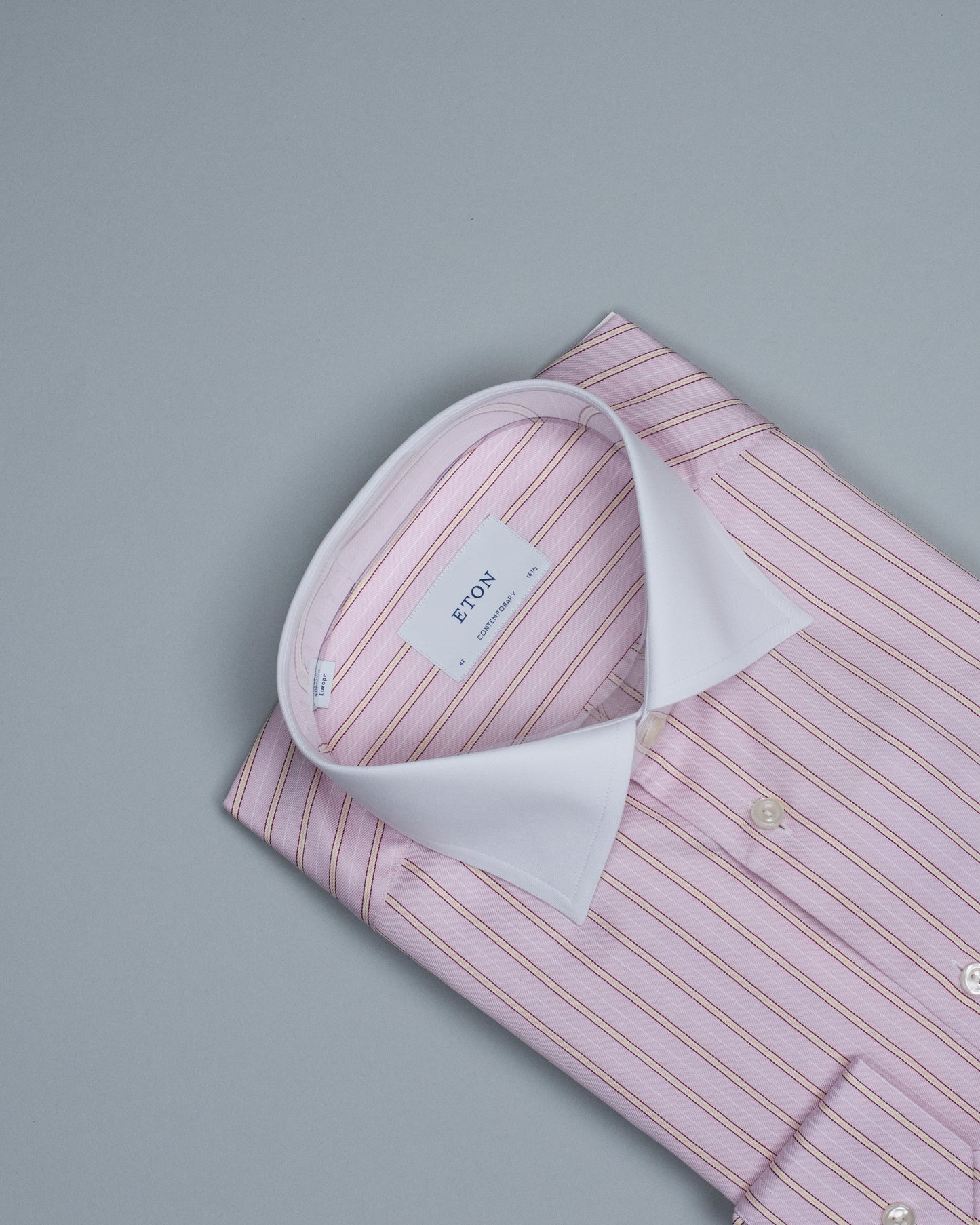 eton pink stripe shirt
