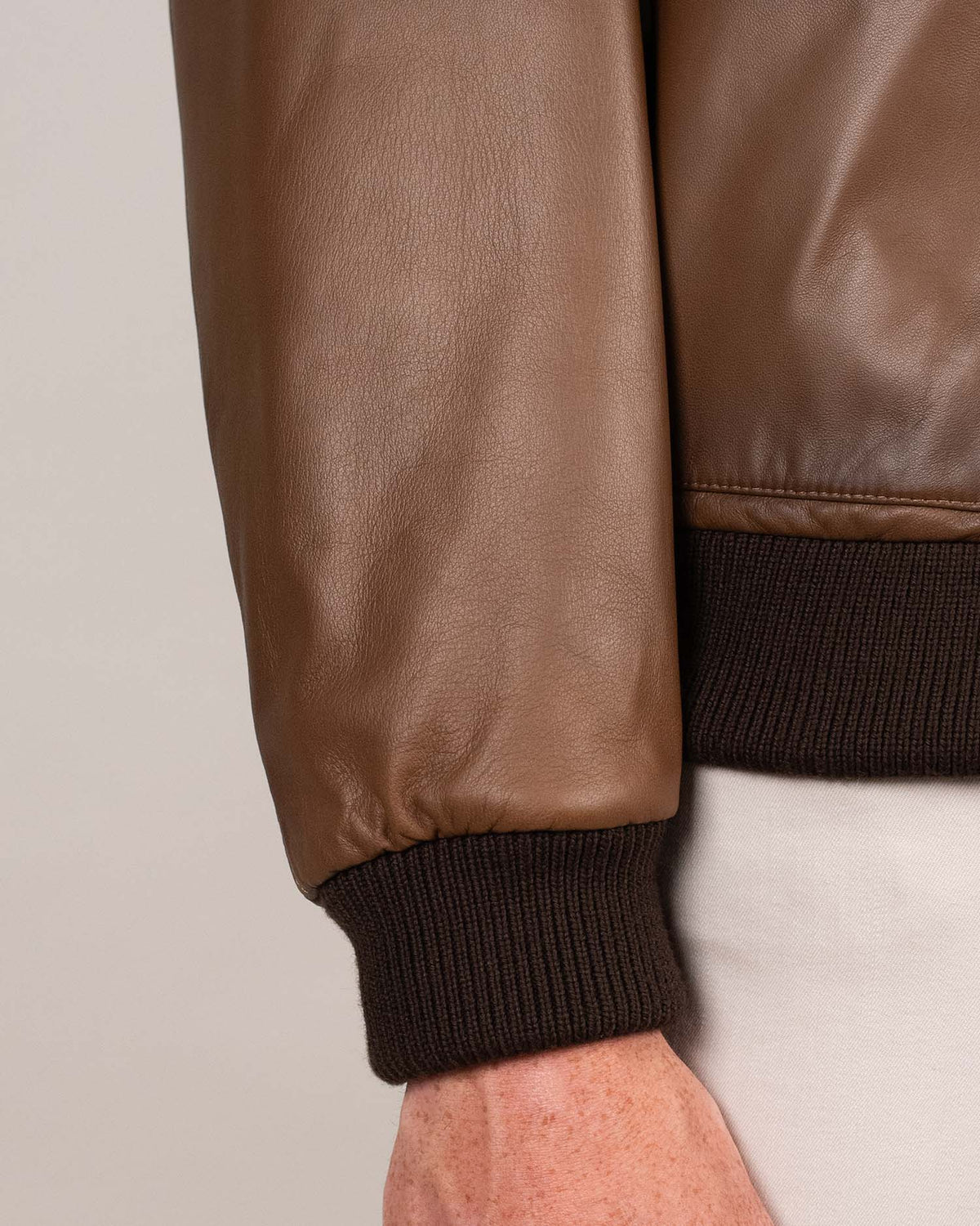 paul and shark aqua leather bomber