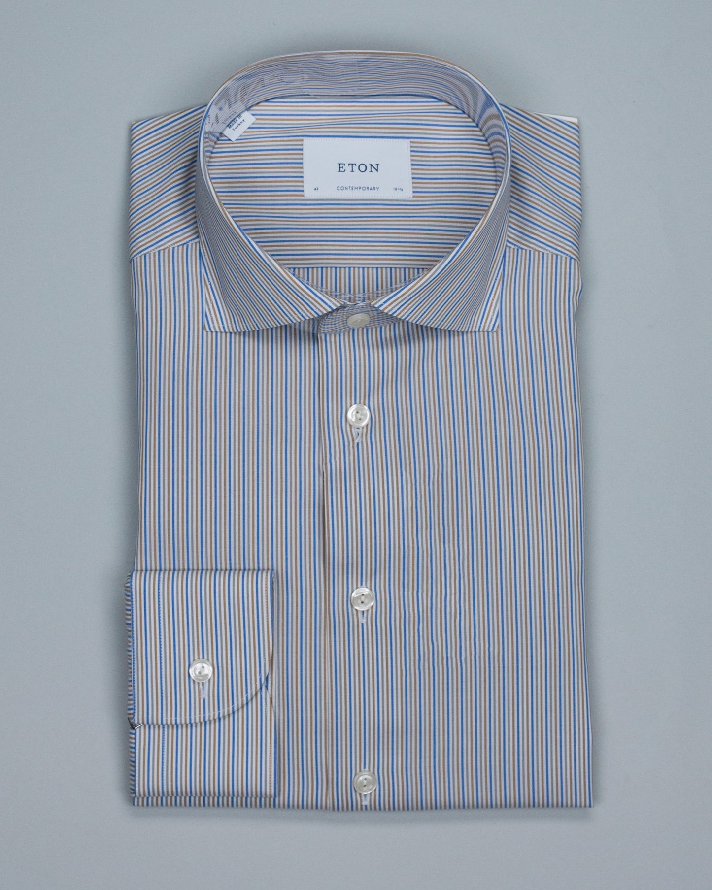 eton multi stripe shirt
