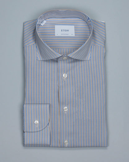eton multi stripe shirt