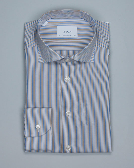 eton multi stripe shirt