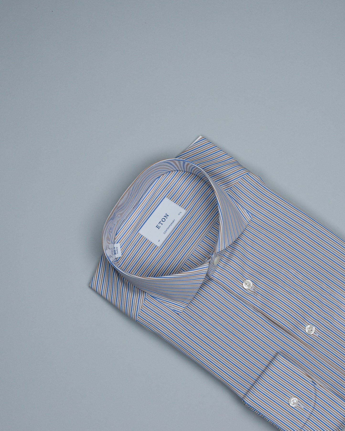 eton multi stripe shirt