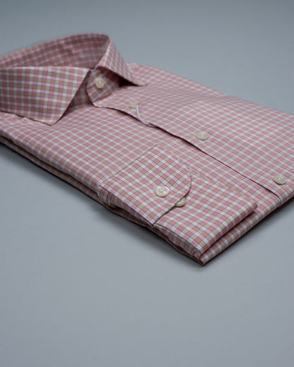 eton pink check shirt