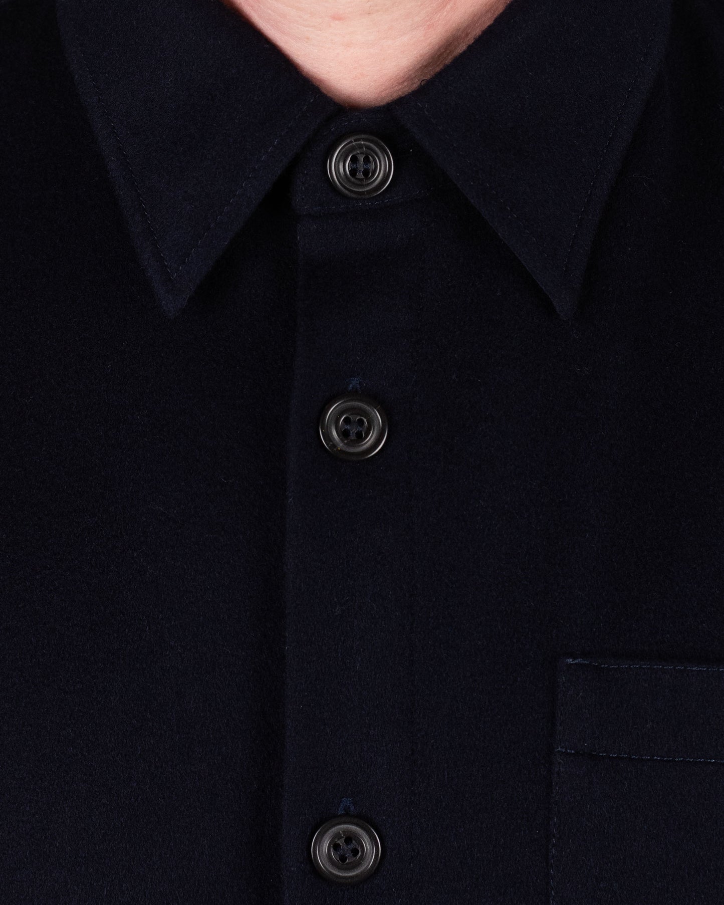 paul and shark navy lp cashmere overshirt