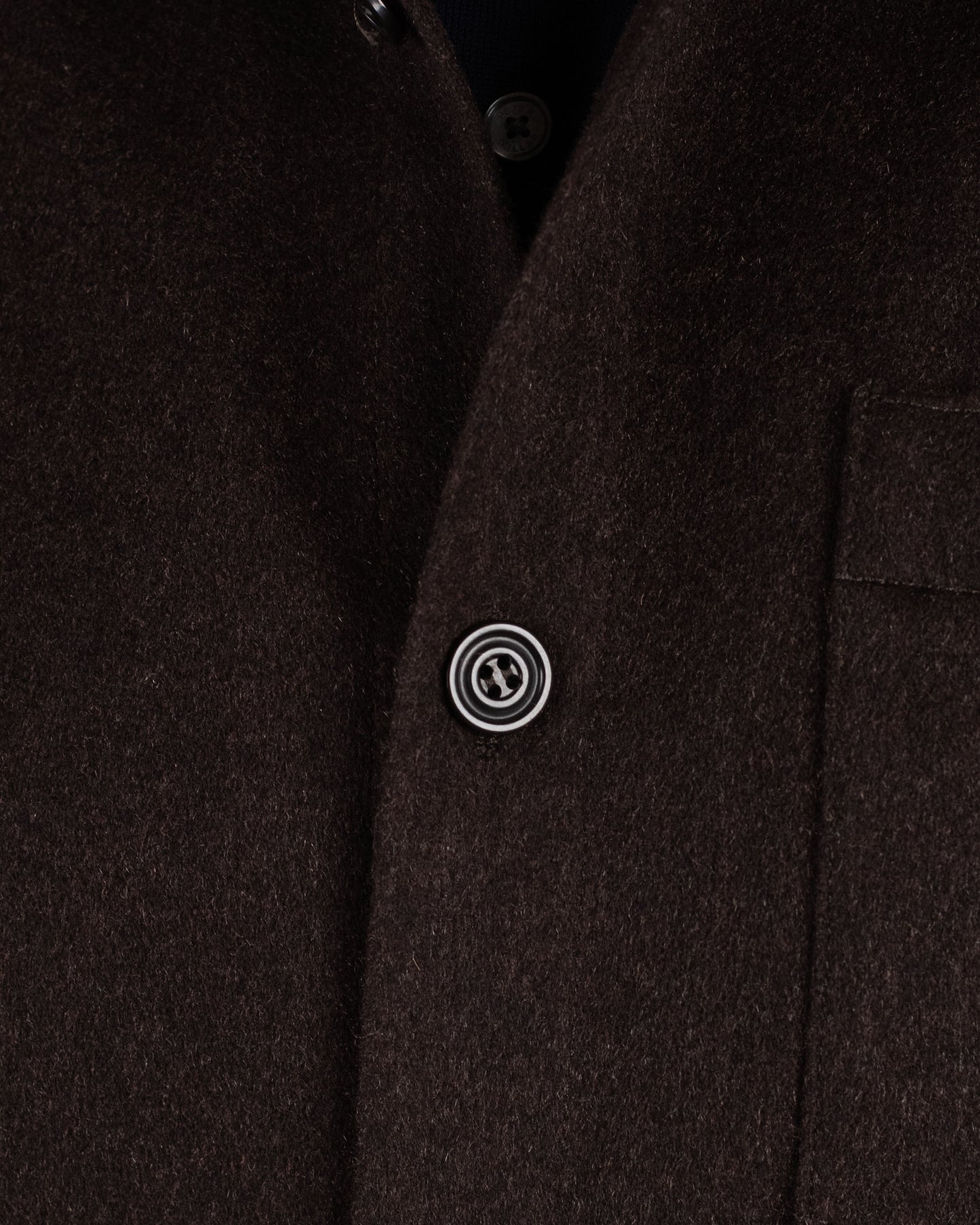 paul and shark brown lp cashmere overshirt