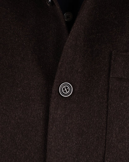 paul and shark brown lp cashmere overshirt