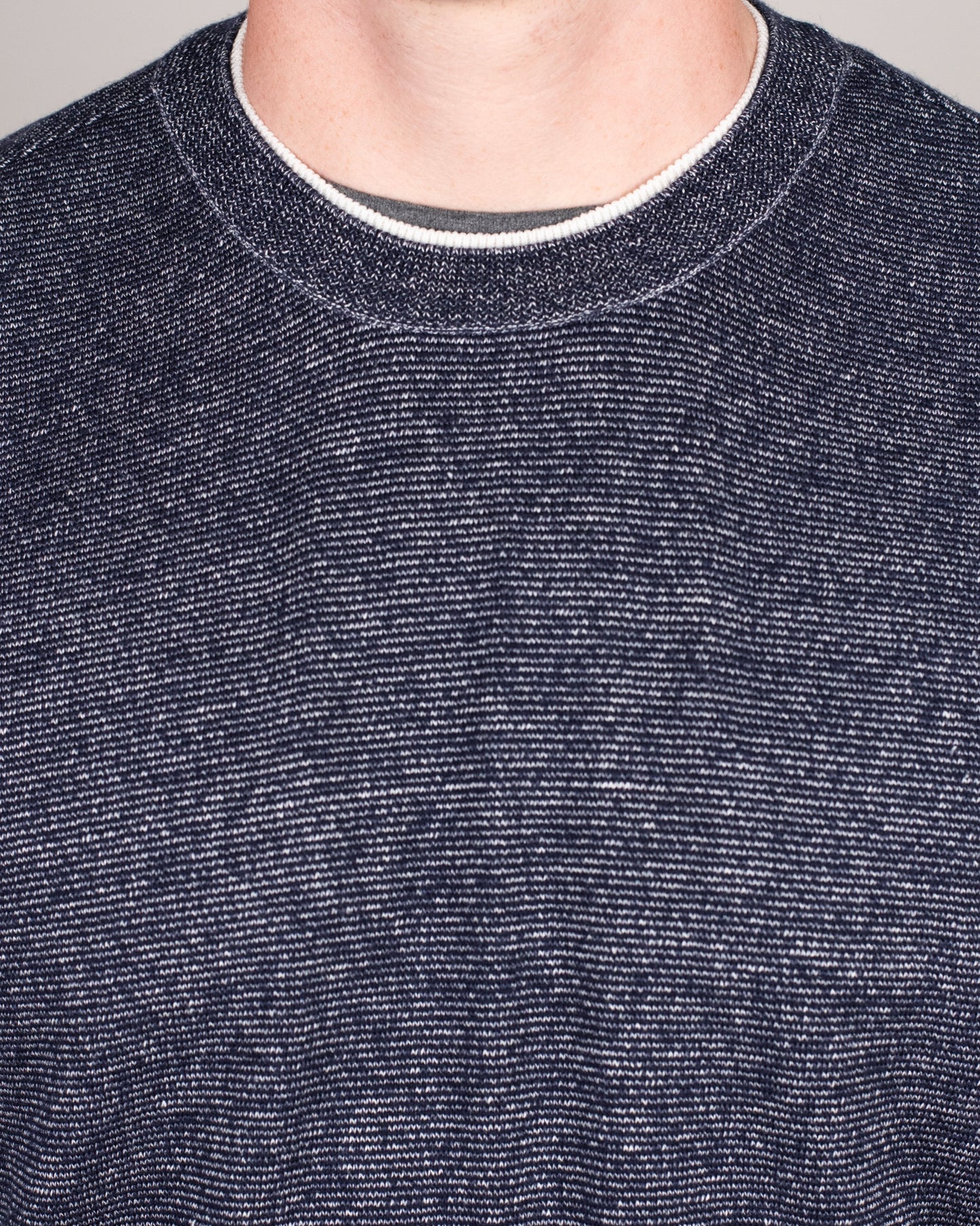paul and shark wool linen crewneck sweater