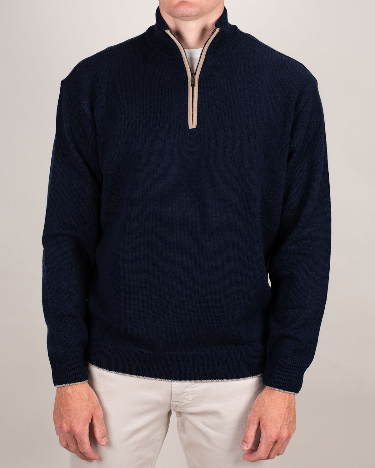 paul and shark cash wool zip sweater