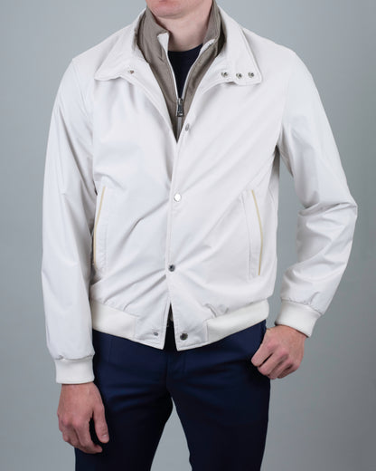 paul and shark cream jacket 16412135 782