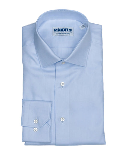 khakis brand blue twill dress shirt