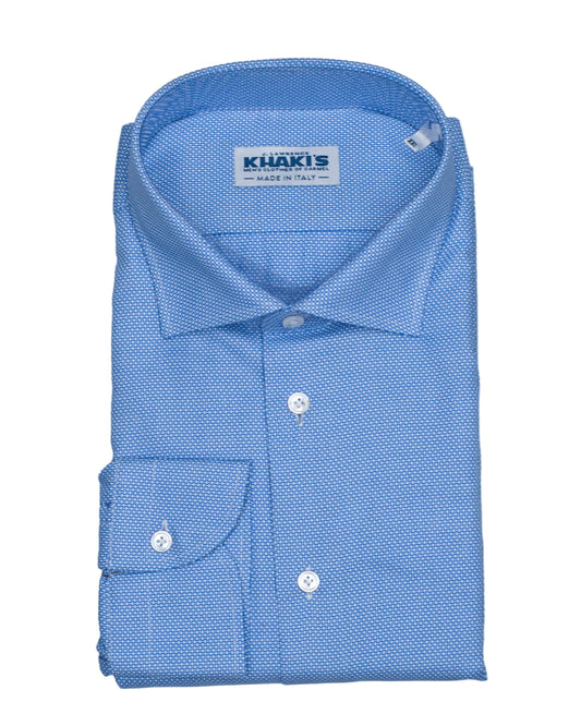 khakis brand blue shirt