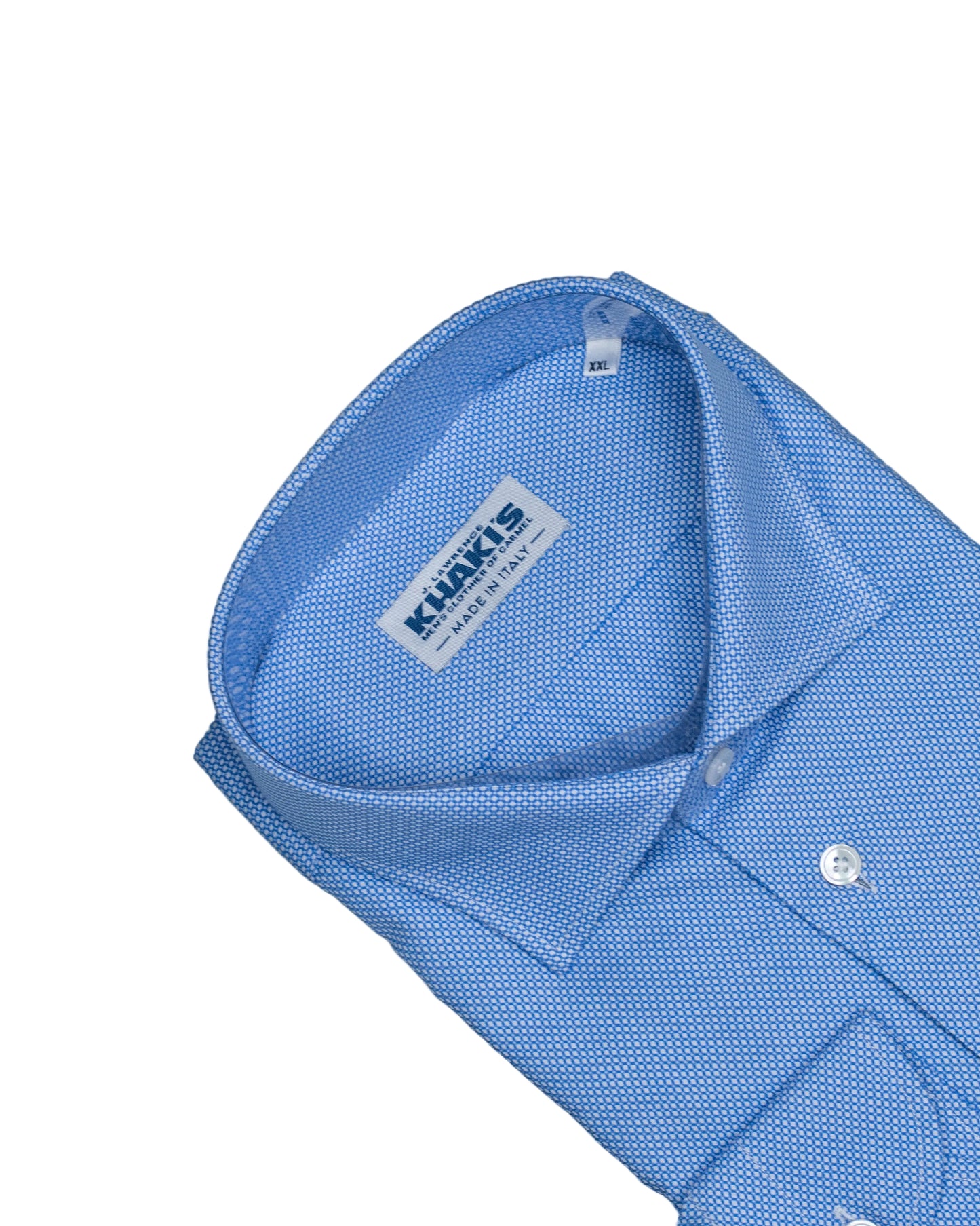 khakis brand blue shirt