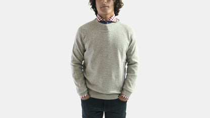 khakis of Carmel - grey knitted sweatshirt