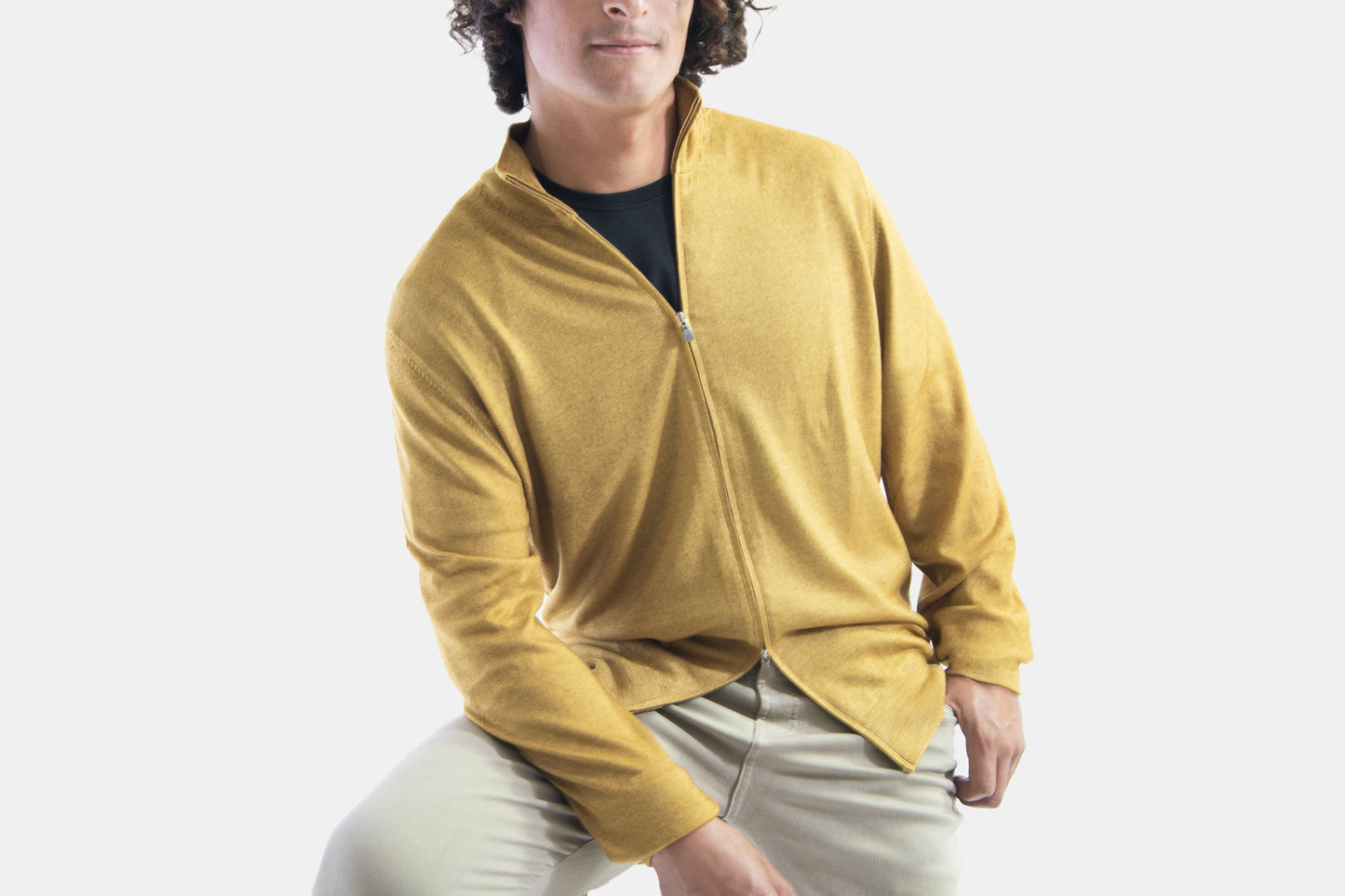 khaki's of Carmel - gold sweater