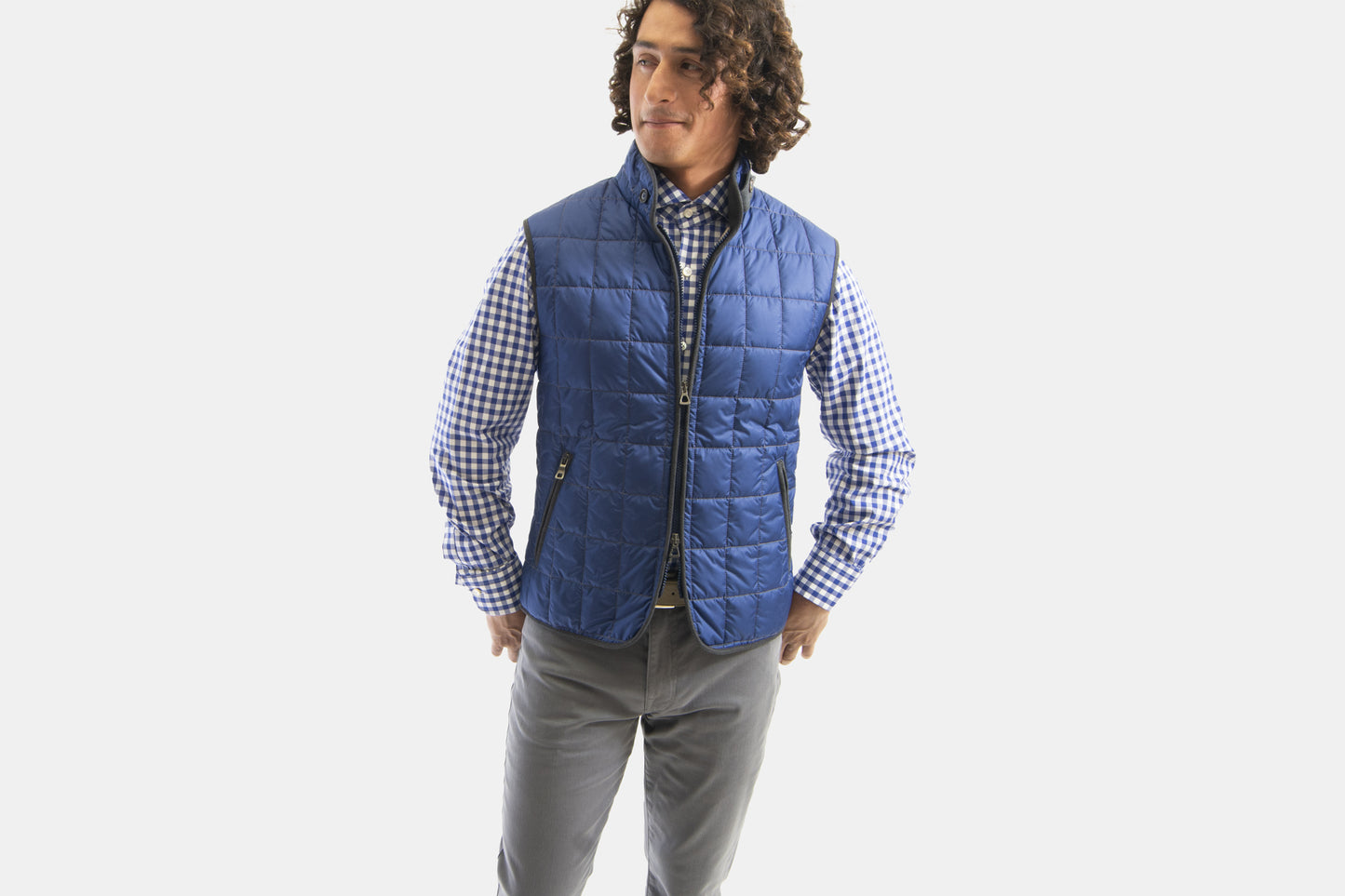 Khakis of Carmel - blue vest