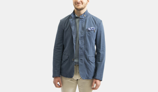 khakis of Carmel - blue jacket