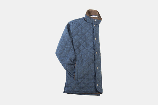 khakis of Carmel - Suffolk quilted wool travel coat