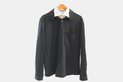 khakis of Carmel - black overshirt