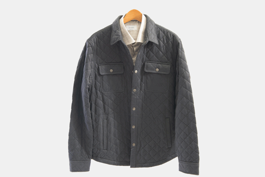 khakis of Carmel - charcoal quilted jacket