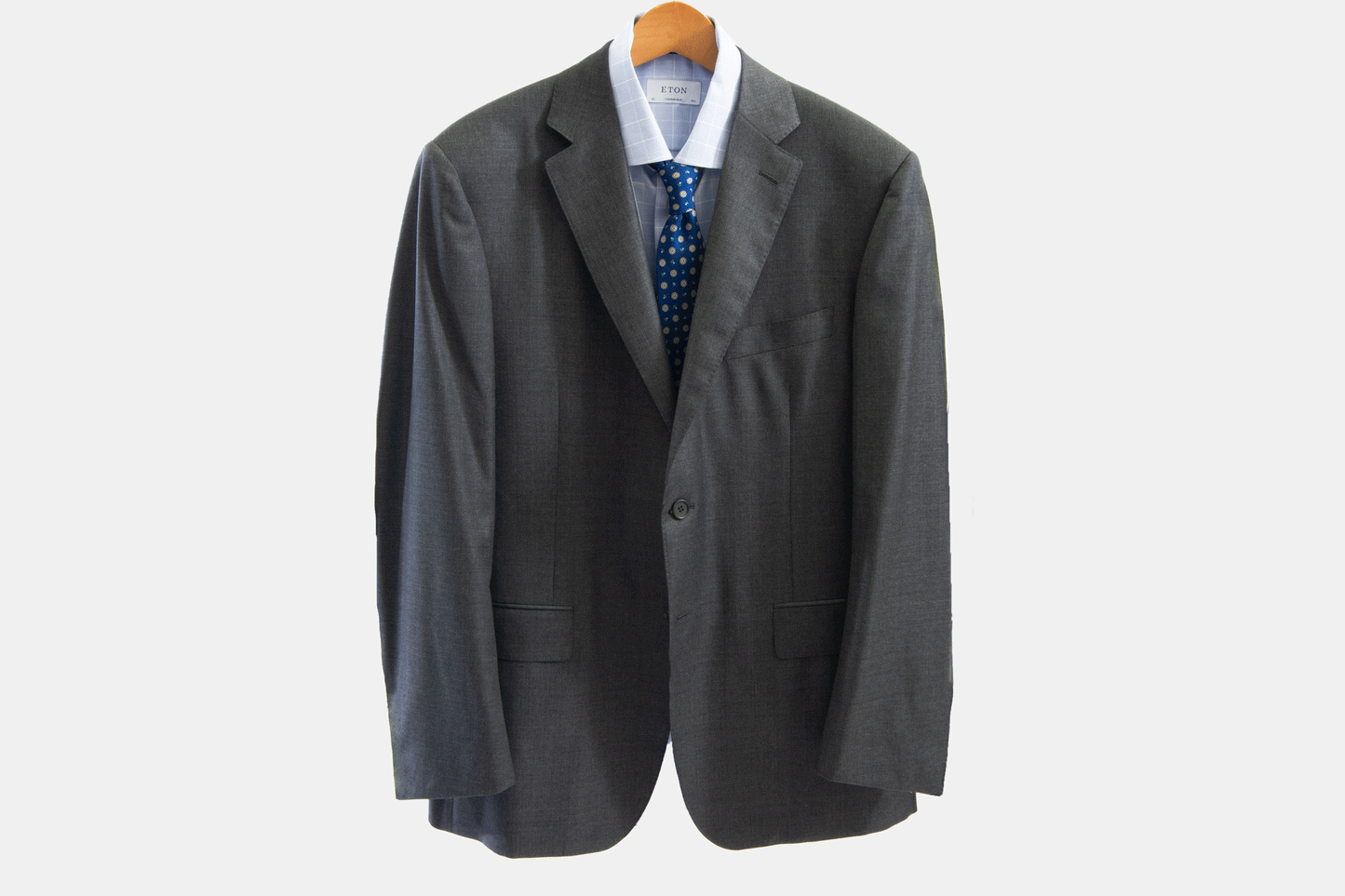 khakis of Carmel - grey coat