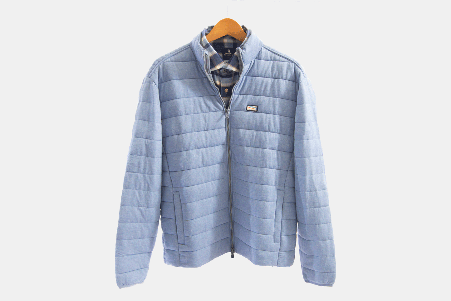 khakis of Carmel - blue woodrow jacket