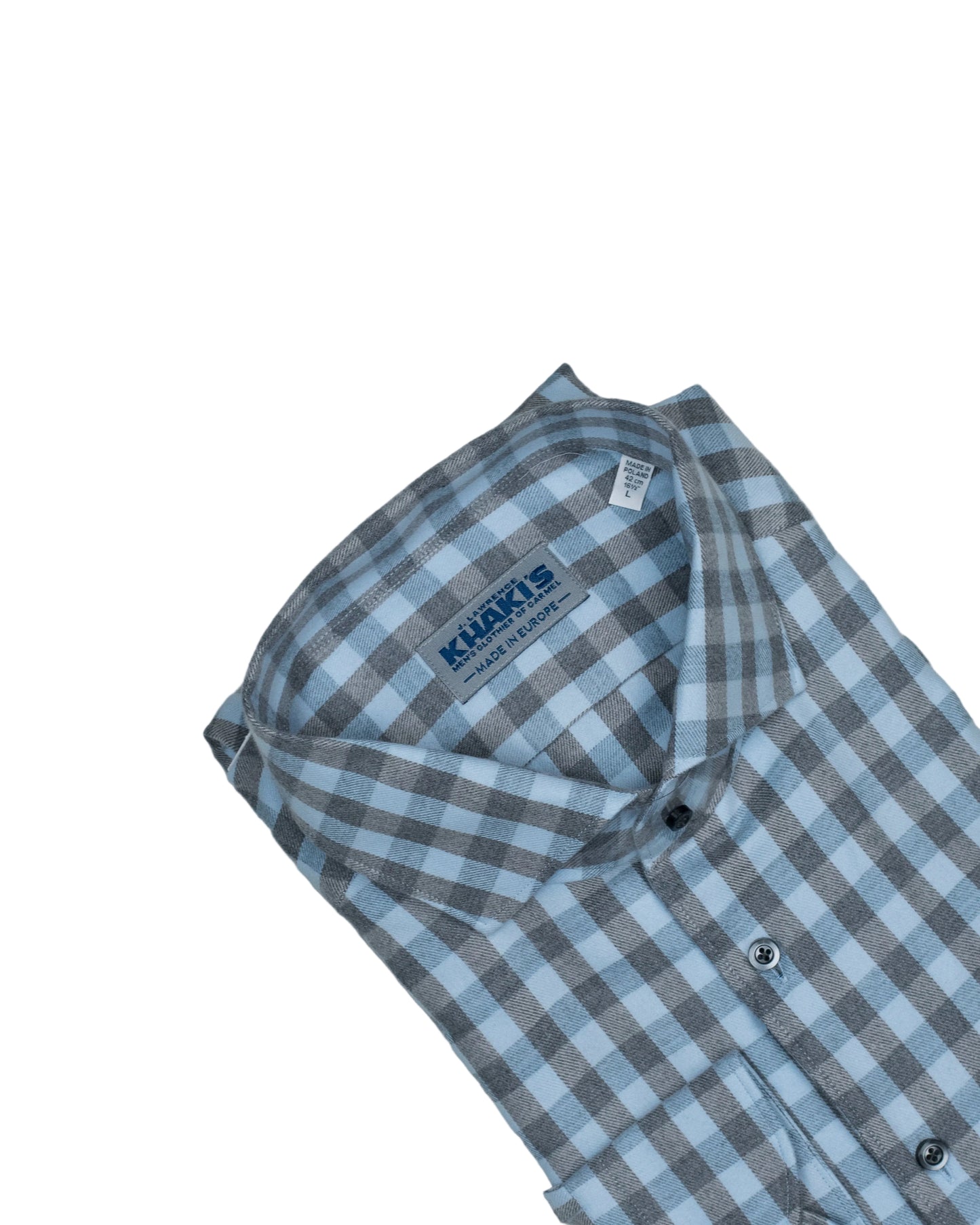 khakis brand blue flannel shirt