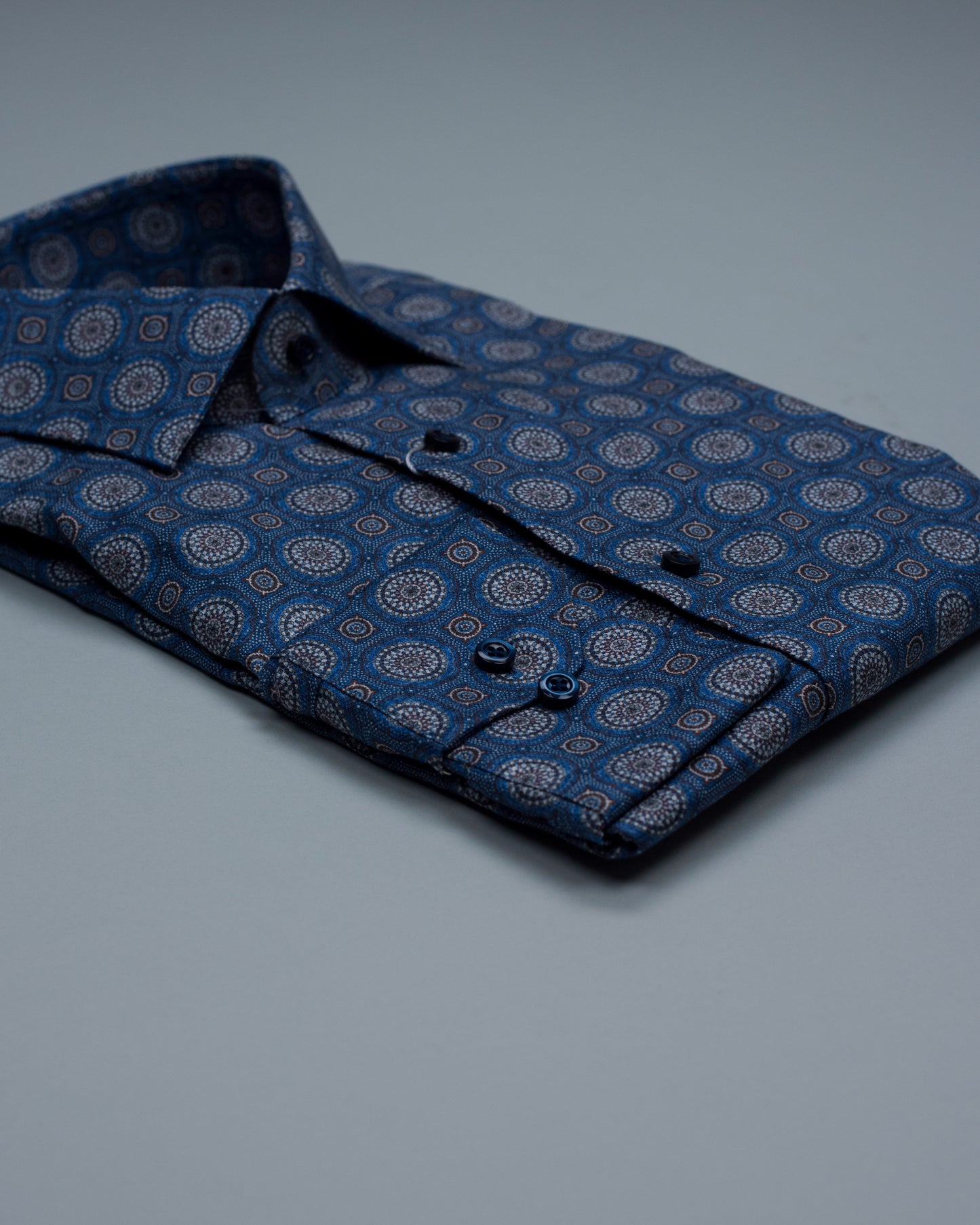 khakis brand dk blue dobby shirt