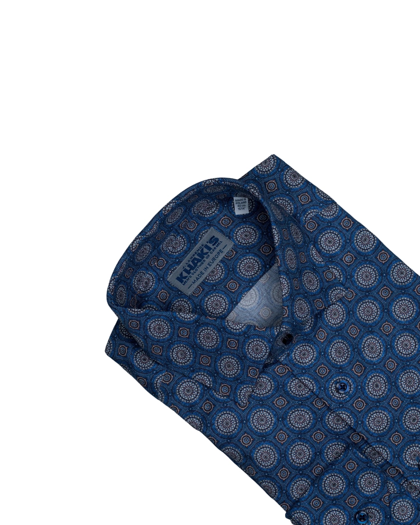 khakis brand dk blue dobby shirt
