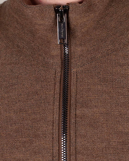 khakis brand full zip sweater