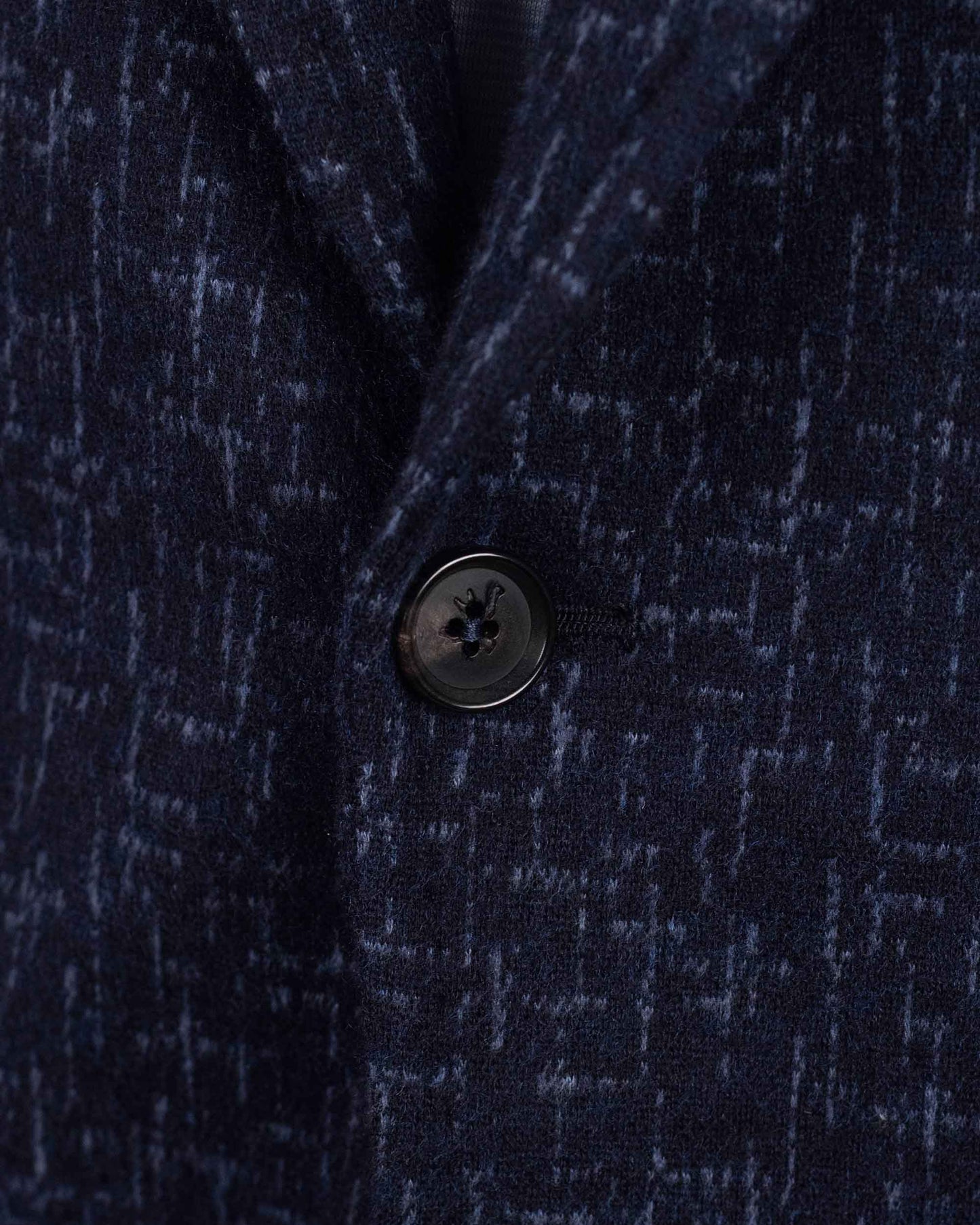 isaia dk blue fleck jersey sport coat