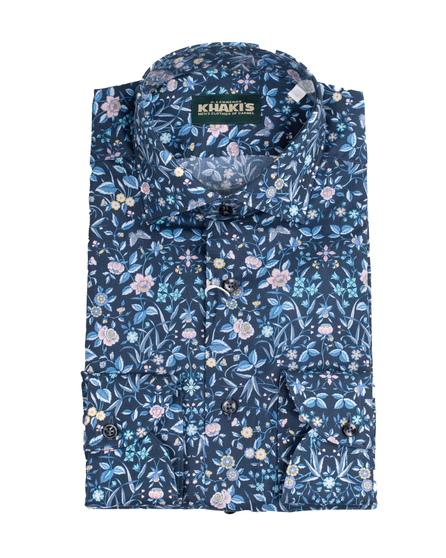 khakis brand navy liberty print casual shirt