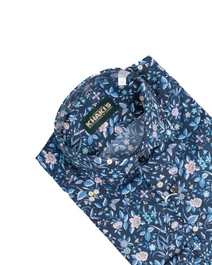 khakis brand navy liberty print casual shirt
