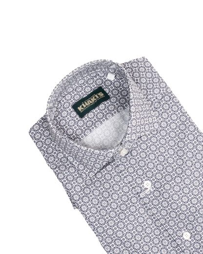 khakis brand grey jersey print casual shirt