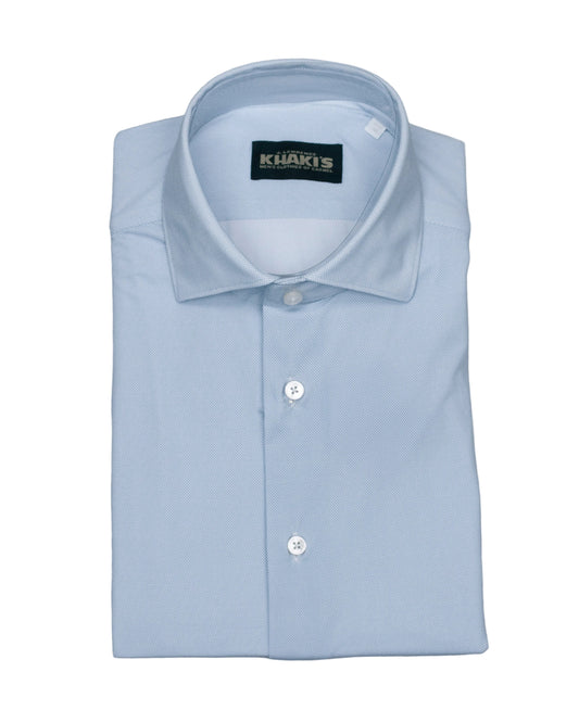 khakis brand blue jersey stripe shirt