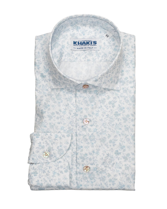 khakis brand blue floral shirt