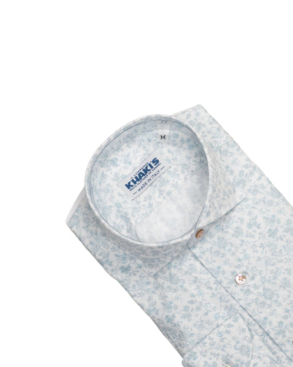 khakis brand blue floral shirt