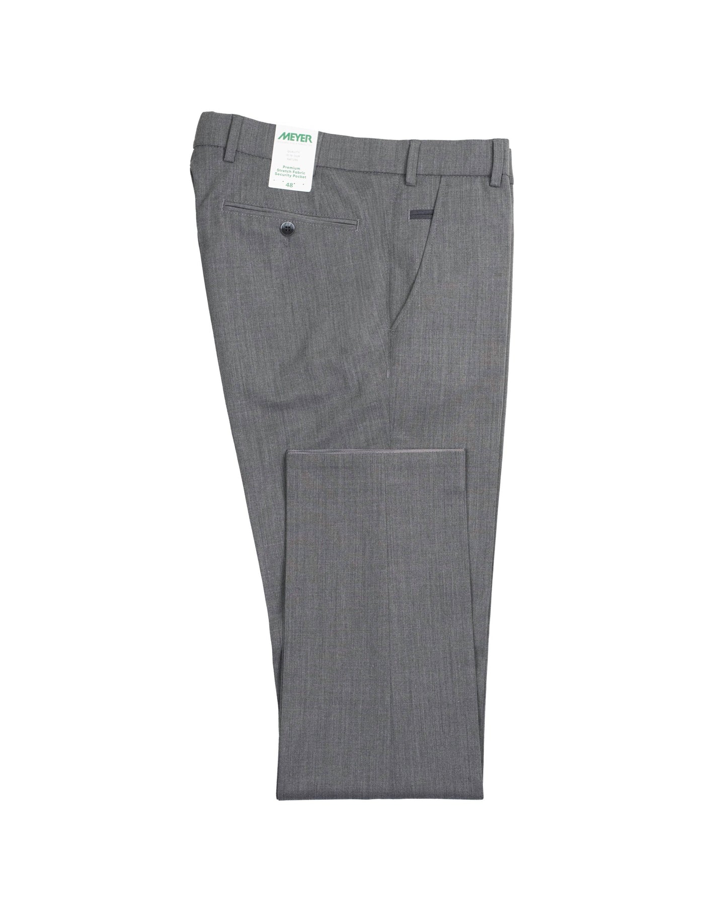 meyer grey travel wool pant