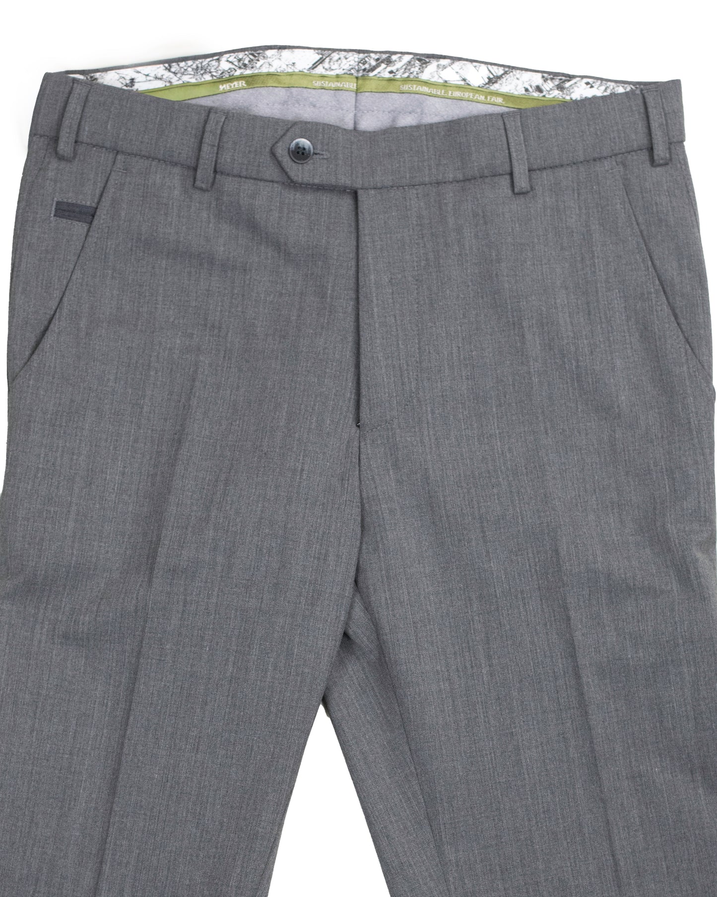 meyer grey travel wool pant