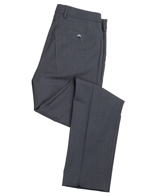 meyer dk grey travel wool pant