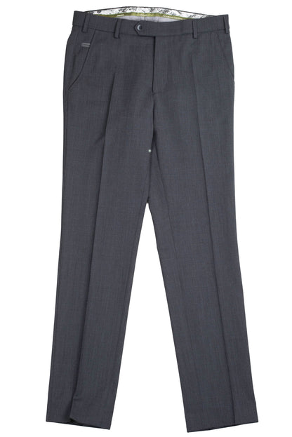 meyer dk grey travel wool pant